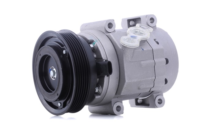 Air conditioning compressor 447K0012 RIDEX 48 03 454 VAUXHALL, VOLVO, HONDA, JEEP, OPEL