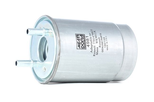 MEAT & DORIA 4981 fuel filter RENAULT Espace IV (JK) 2.0 dCi (JK03, JK04, JK1C, JK1G, JK1J, JK1K) 173hp 2019