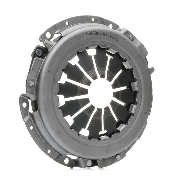 Trykkplate, clutch 261C0034 RIDEX OPEL Corsa C Hatchback (X01) 1.2 (F08, F68) 2000 75 hk