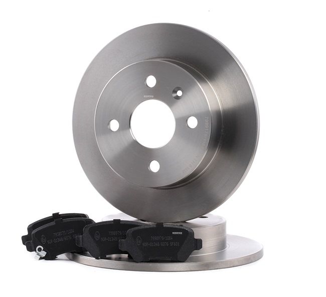 Número OEM 16 05 086 - Kit de discos de freno y pastillas 3405B0048 PEUGEOT, FORD, OPEL, HONDA, KIA