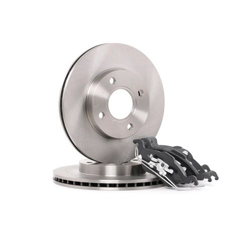 RIDEX | Kit freni Assale anteriore, Tipo disco freno: ventilato, senza contatto segnalazione usura 3405B0030 FORD KA Hatchback (RB) 1999 economici online
