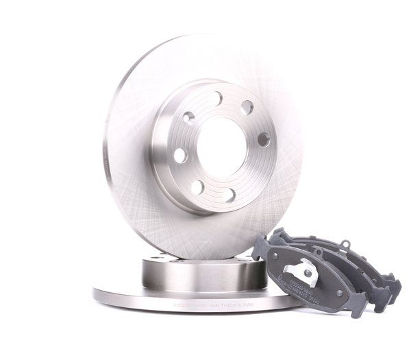 Brake discs and pads set 3405B0080 RIDEX 11 046 948 322 FORD, VAUXHALL, HONDA, KIA, ALFA ROMEO