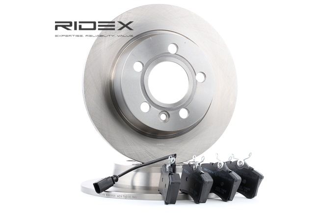 RIDEX 3405B0038 Bremsscheiben und -beläge SKODA Citigo Schrägheck