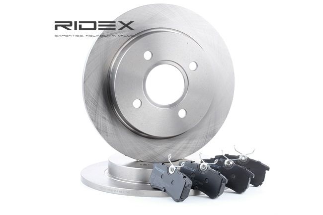 Kit dischi e pastiglie 3405B0078 RIDEX Volkswagen Fox Hatchback (5Z1, 5Z3, 5Z4) 1.4 2005 75 CV