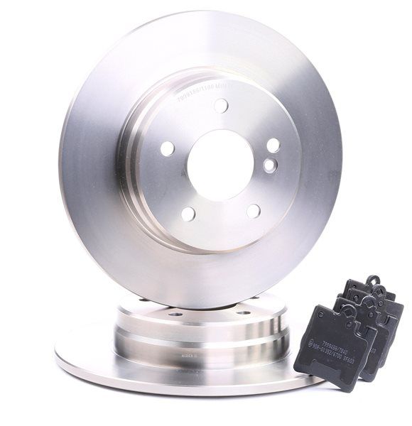 Kit de discos de freno y pastillas 3405B0263 RIDEX RENAULT Kangoo I (KC) 1.5 dCi 2005 57 cv