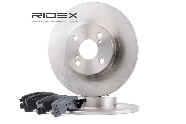 3405B0235 RIDEX 0446620020 Brake discs and pads set