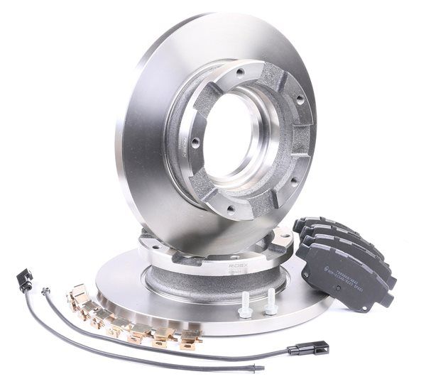 RIDEX | Dischi e pastiglie freni Assale posteriore, Tipo disco freno: pieno 3405B0267 FORD Transit Mk6 Camion pianale / Telaio (V347, V348) 2013 economici online