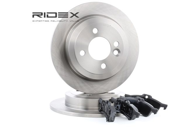 RIDEX | Kit freni Assale posteriore, Tipo disco freno: pieno 3405B0160 ALFA ROMEO 147 (937) 2001 economici online