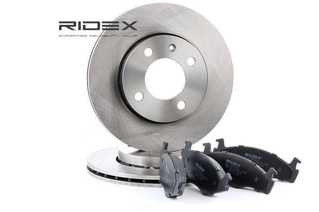 Número OEM 6N0 615 301 C - Kit de discos de freno y pastillas 3405B0069 SEAT, AUDI, FORD, SKODA, PORSCHE