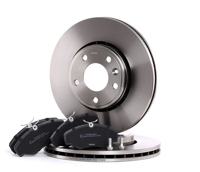 RIDEX | Kit Frenos Eje delantero, Tipo disco de frenos: ventilado, Chapa antichirridos 3405B0207 RENAULT Trafic II Bus (JL) 2017 baratos online