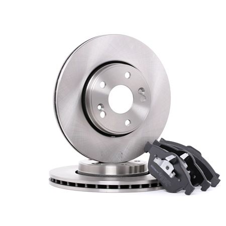 Kit de discos de freno y pastillas 3405B0227 RIDEX RENAULT Laguna II Hatchback (BG) 1.6 16V 2006 112 cv