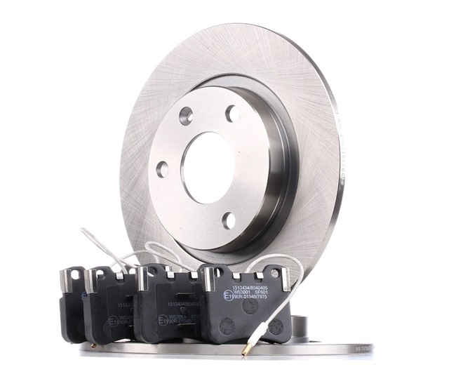 3405B0100 RIDEX 425321 Brake discs and pads set