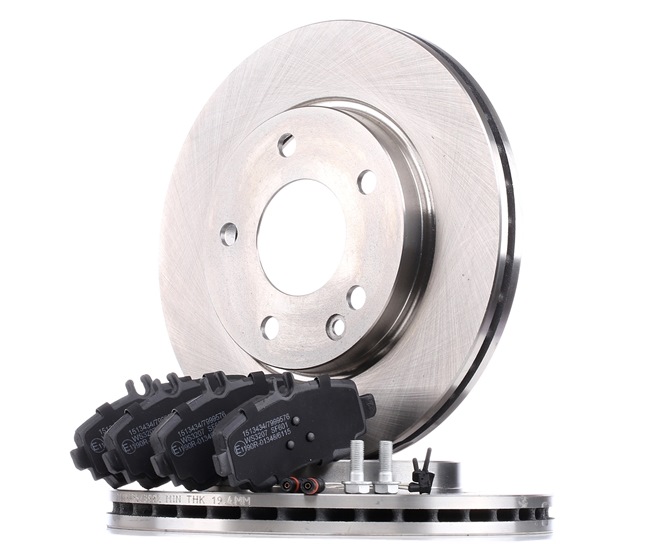 Número OEM A 168 420 15 20 - Kit de discos de freno y pastillas 3405B0269 MERCEDES-BENZ, JAGUAR