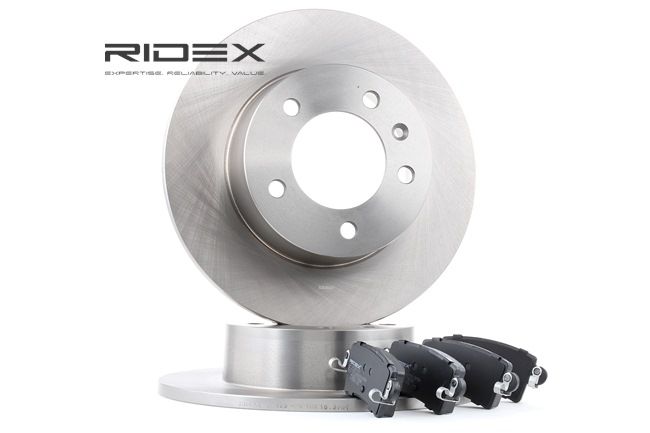 RIDEX 3405B0179 Disques et plaquettes de freins arrière et avant Ford Transit Mk6 Bus