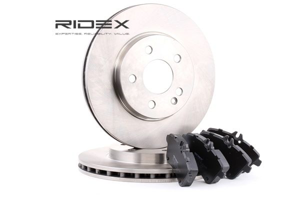 Número OEM 169 420 08 20 - Kit de discos de freno y pastillas 3405B0082 MERCEDES-BENZ, JAGUAR
