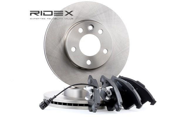 Kit de travões 3405B0137 RIDEX VW Transporter T5 Minibus (7HB, 7HJ, 7EB, 7EJ, 7EF, 7EG, 7HF, 7EC) 2.0 CNG 2010 115 cv
