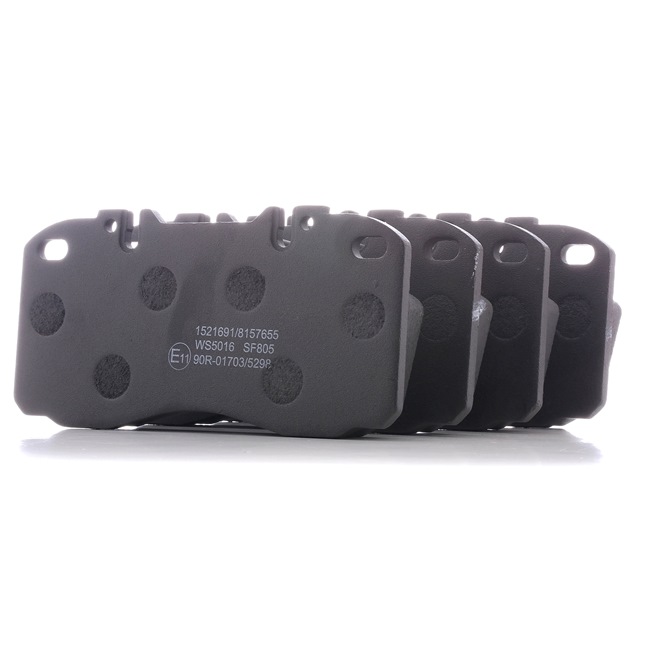 Remblok 402B1045 RIDEX IVECO Daily V Flatbed Vrachtwagen/Chassis 35C21, 35S21, 40C21, 45C21, 50C21, 60C21, 65C21, 70C21 2013 205 Pk