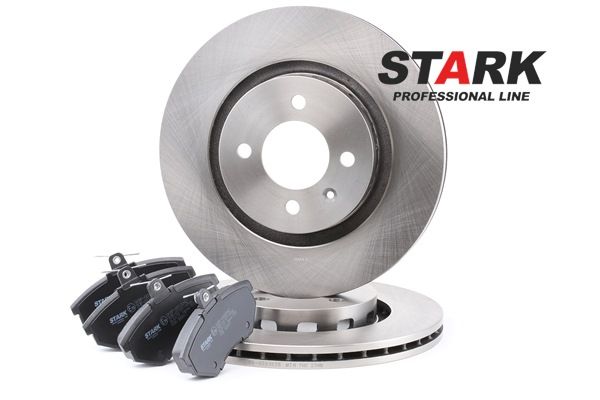 STARK | Set Freni A Disco Assale anteriore, La foto corrisponde al volume di fornitura, Tipo disco freno: ventilazione interna, con materiale d'attrito freno SKBK-1090276 MINI Hatchback (R50, R53) 2003 economici online