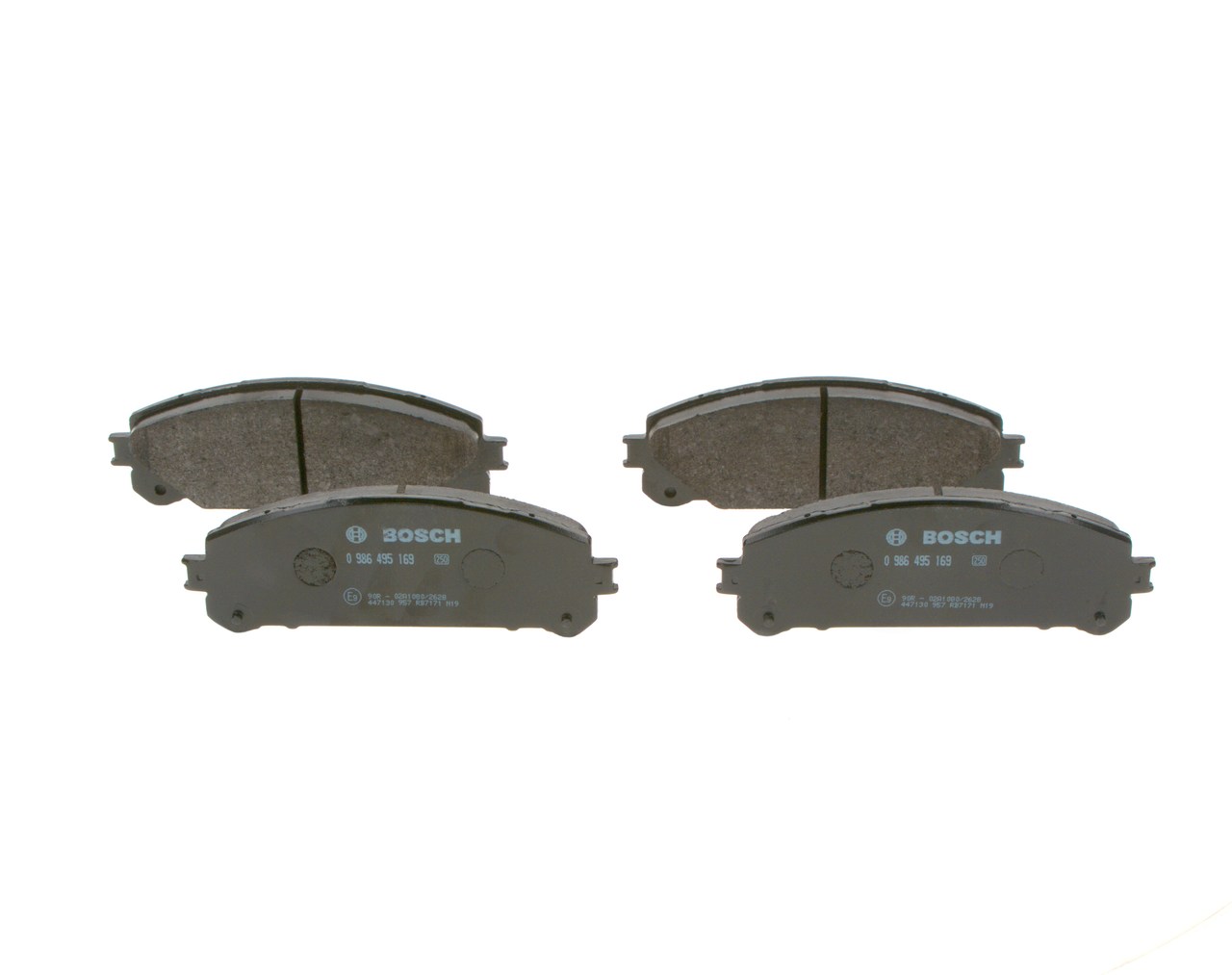 Bremse TOYOTA bZ4X (ЕА10): Bremseklosser BOSCH 0 986 495 169