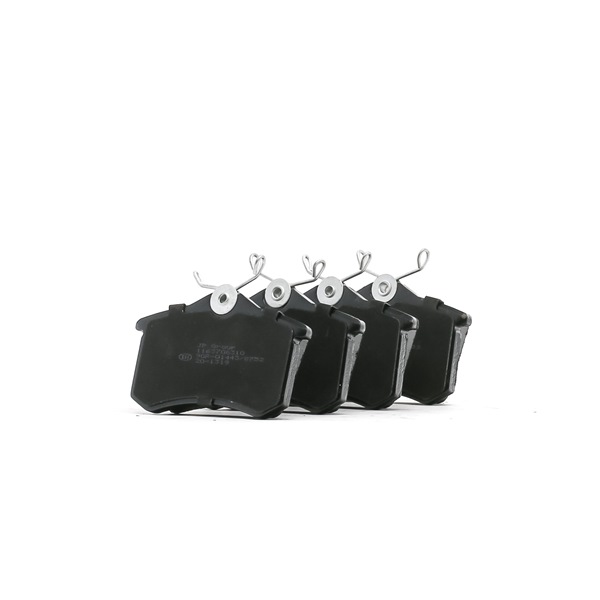 Número OEM 1J0 698 451 A - Juego de pastillas de freno 1163706310 SEAT, AUDI, FORD, SKODA