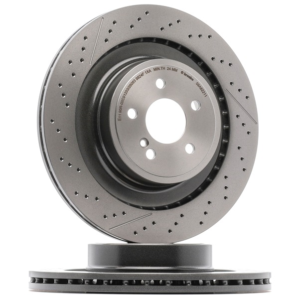 Número OEM A 212 423 04 12 - Disco de freno 09.A822.11 MERCEDES-BENZ