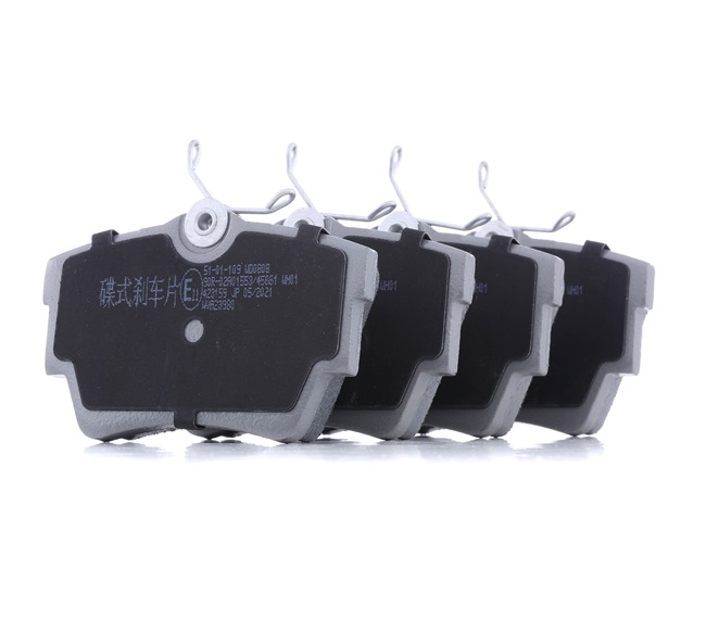 Número OEM 95 599 224 - Juego de pastillas de freno 51-01-109 OPEL, FIAT, CHEVROLET, DACIA, VAUXHALL