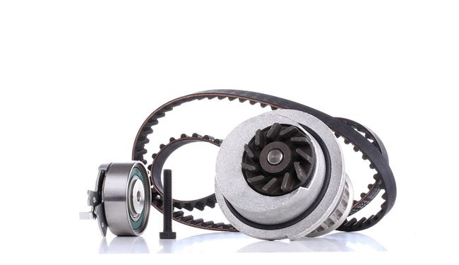 Bomba de água + kit de correia dentada KD021 DOLZ OPEL Astra F Caravan (T92) 1.6 i (F35, M35) 1995 71 cv