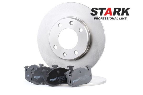 Suzuki SWIFT 3 (MZ, EZ) brake disc and pad sets STARK SKBK-1090300