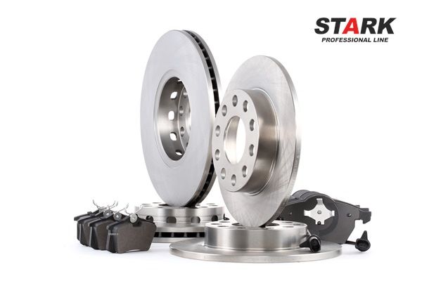 Kit dischi e pastiglie SKBK-1090323 STARK AUDI A4 B6/B7 Cabrio (8H7, 8HE) 2.0 TDI 2007 136 CV