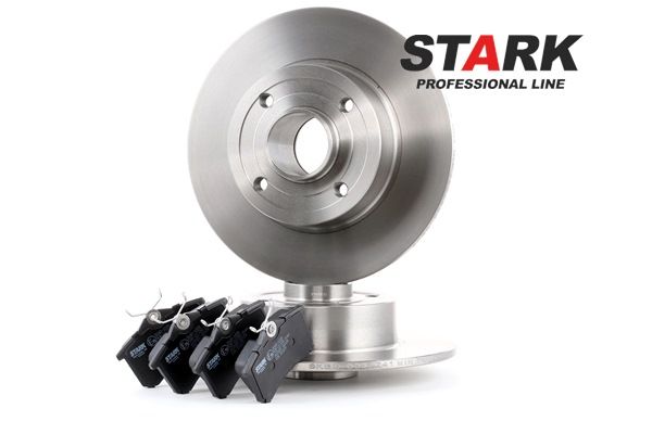 Kit de discos de freno y pastillas SKBK-1090327 STARK RENAULT Megane II Hatchback (BM, CM) 1.4 16V 2005 98 cv
