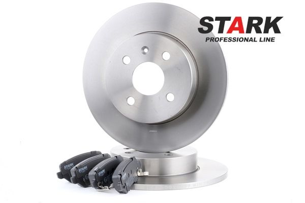 Remschijven en blokken, set SKBK-1090329 STARK OPEL Astra G CC (T98) 1.4 (F08, F48) 2009 90 Pk