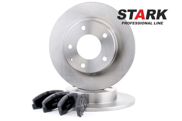Número OEM GTYF 26 251C - Kit de discos de freno y pastillas SKBK-1090332 FORD, MAZDA, CHEVROLET, ISUZU, CADILLAC