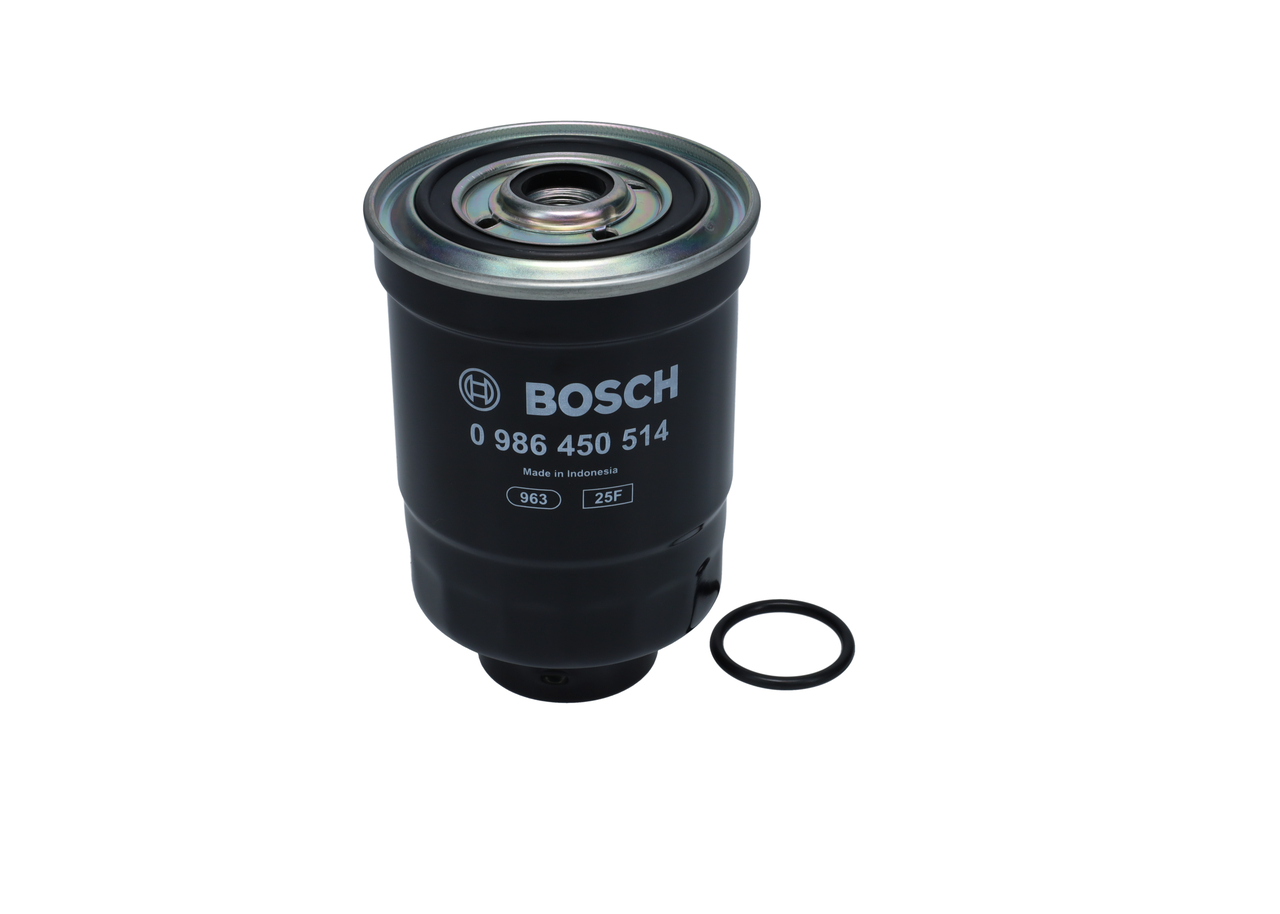 BOSCH 0 986 450 514 Kraftstofffilter MITSUBISHI PAJERO 2 (V3W, 52W, 54W) 2.5 TDiC 4WD (V34W) 84 PS Diesel 1991