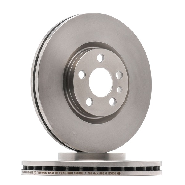 Bremsscheiben 0 986 479 S62 BOSCH FIAT Scudo I Kombi (220) 2.0 JTD 2004 94 PS