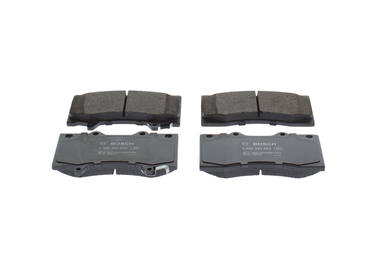 Numéro OEM D1060 1LB2A - Plaquettes de frein 0 986 494 693 NISSAN, HONDA, INFINITI