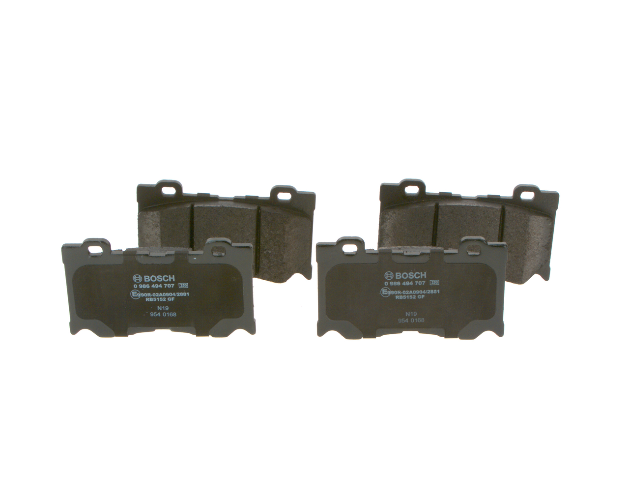 OEM nummer D10 601 TG 1C - Bremseklosser 0 986 494 707 MERCEDES-BENZ, NISSAN, INFINITI