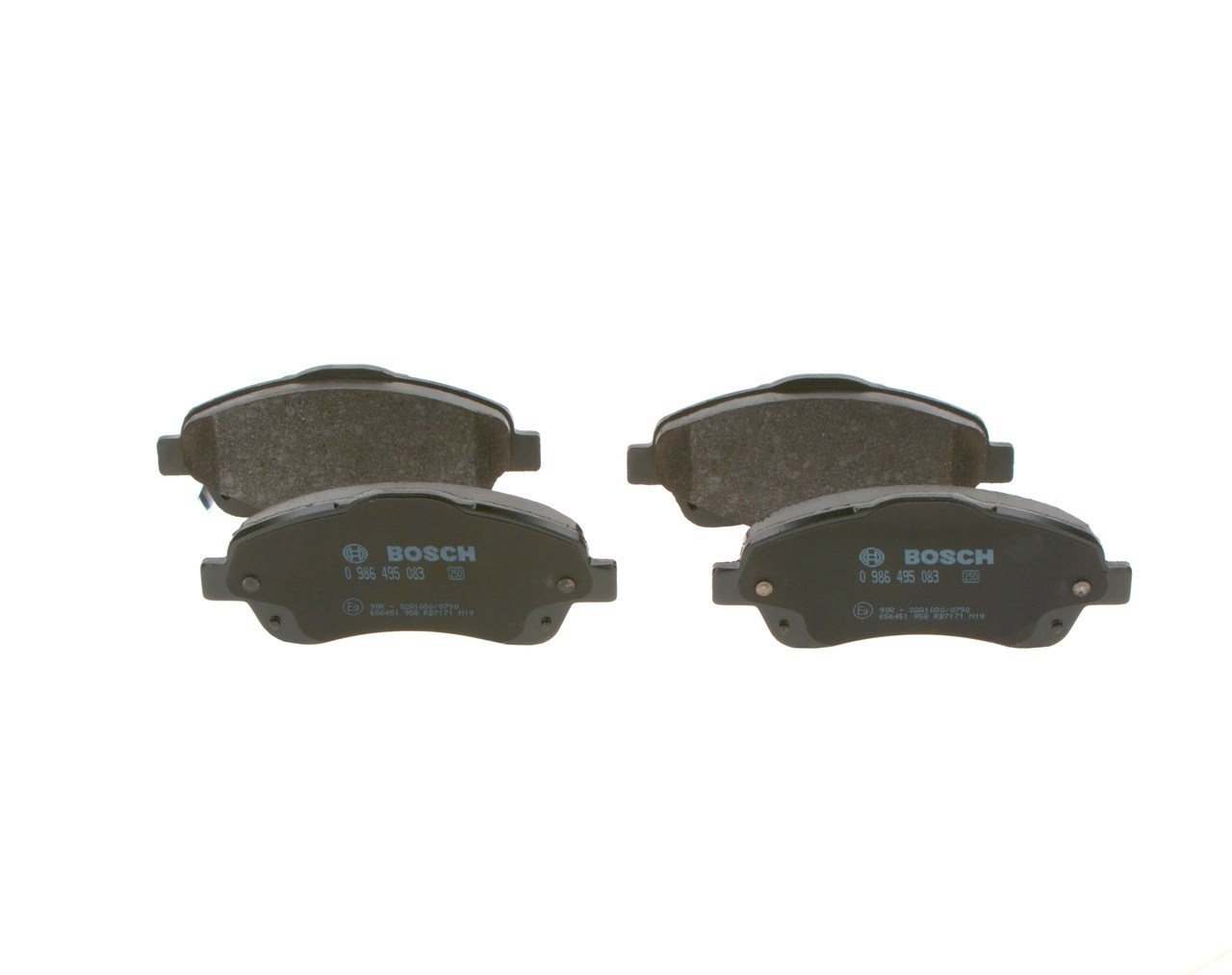 OEM nummer 044 650 5280 - Bremseklosser 0 986 495 083 TOYOTA, LEXUS, SATURN, WIESMANN