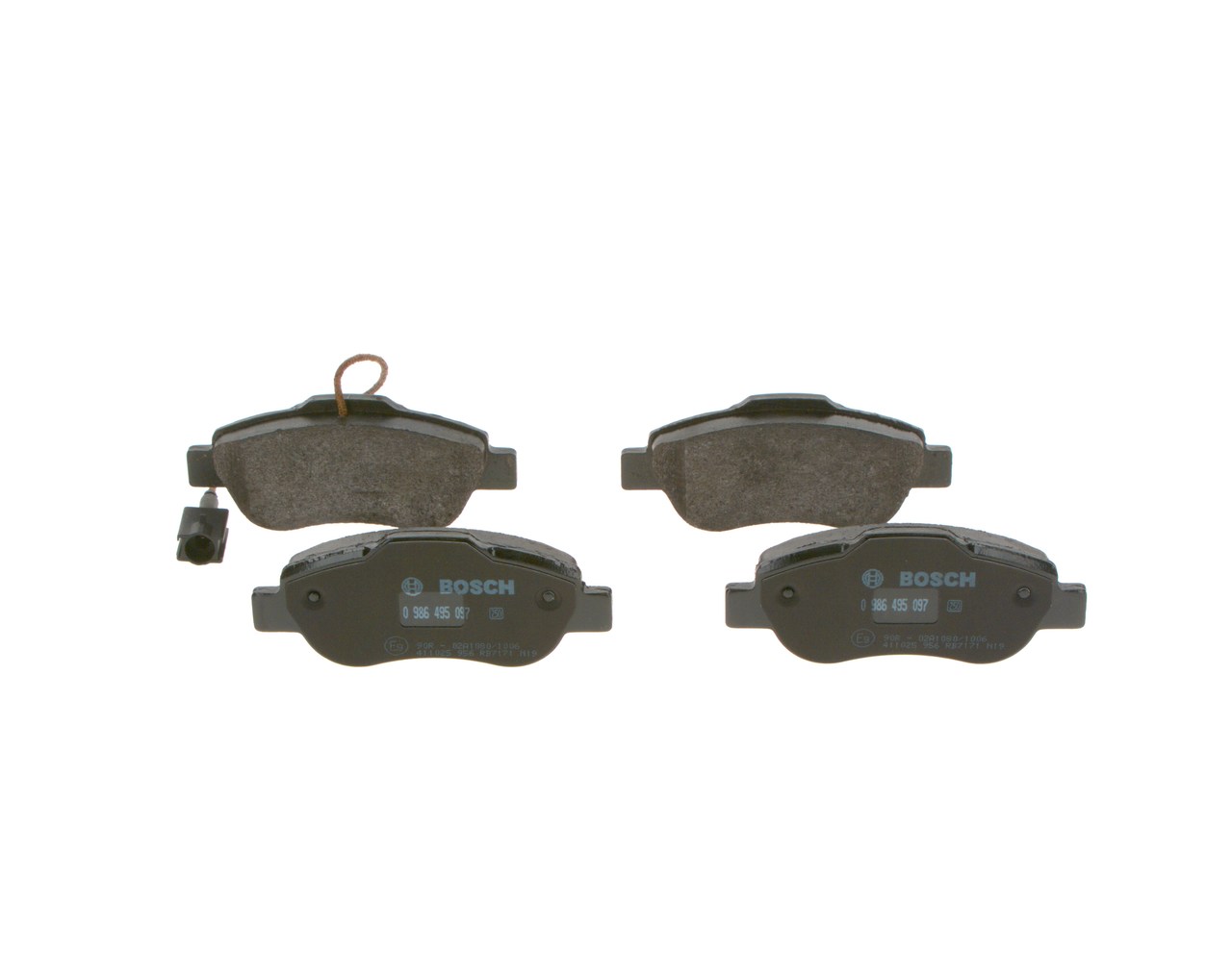 Kleppendeksel 0 986 495 097 BOSCH FIAT Fiorino MPV (225) 1.3 JTD Multijet (225BXB1A, 225BXB11) 2019 75 Pk