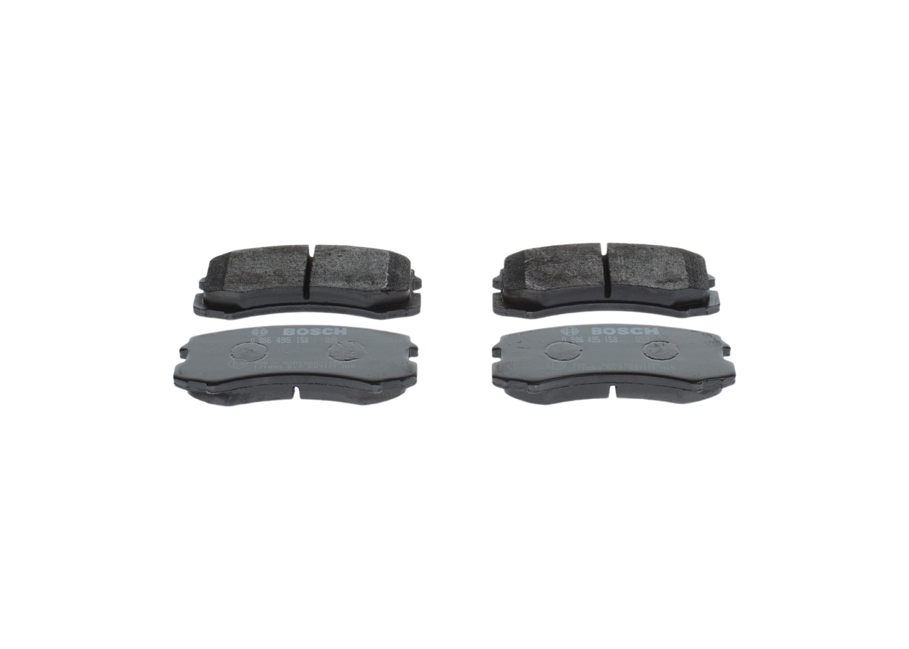 BOSCH 0 986 495 158 Bremsbeläge MITSUBISHI Lancer 7 Limousine (CS_A, CT_A) 1.8 SEi (CS5A) 122 PS Benzin 2002