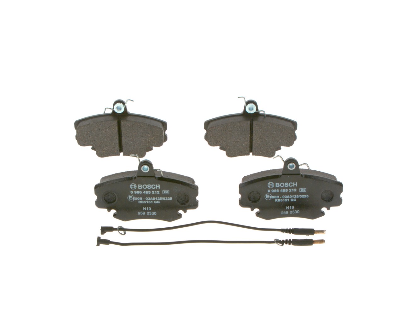 Número OEM 86 60 004 589 - Juego de pastillas de freno 0 986 495 212 RENAULT, CITROËN, RENAULT TRUCKS