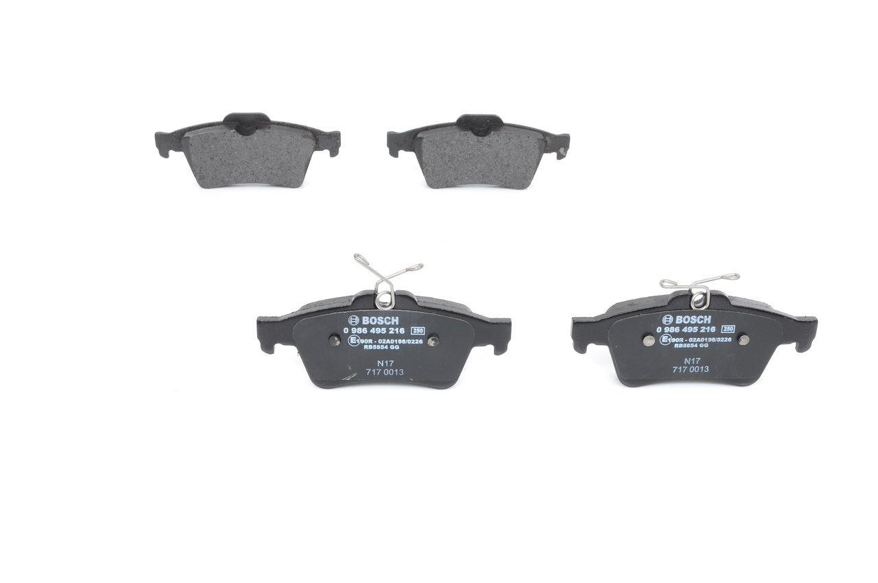 OEM-Nummer BPYK 26 48 ZA9C - Bremsbeläge 0 986 495 216 FORD, RENAULT, CITROËN, MAZDA, MERCURY