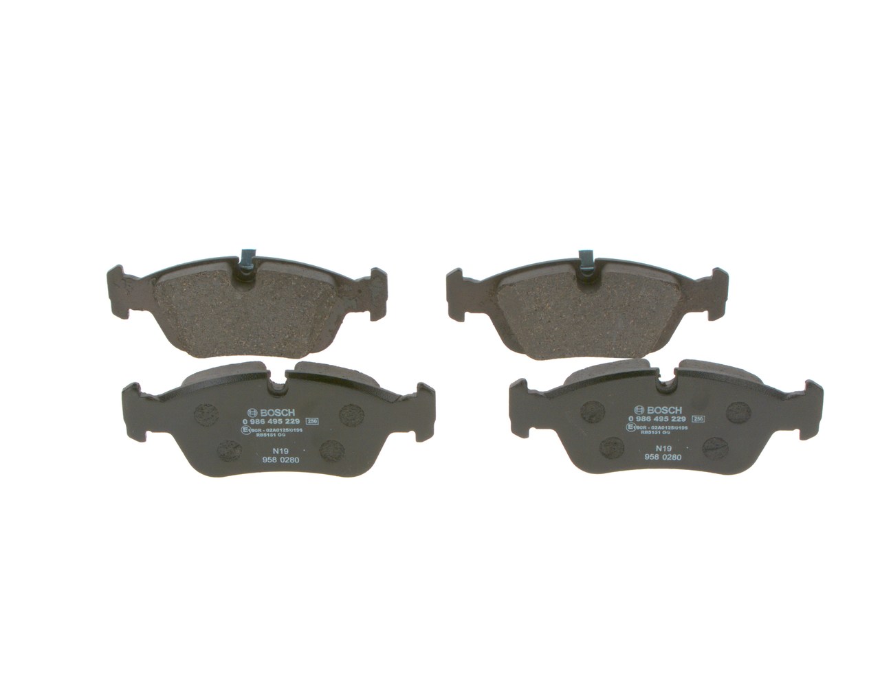 Número OEM 34 11 6 752 731 - Juego de pastillas de freno 0 986 495 229 BMW, ALPINA