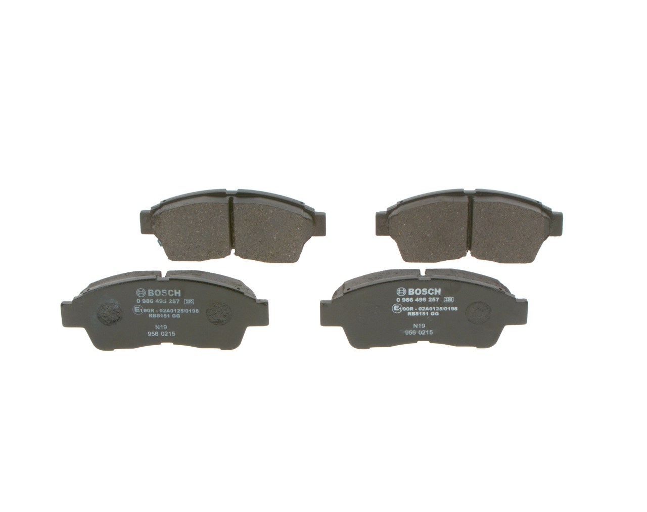 Numéro OEM 04491 33 030 - Plaquettes de frein 0 986 495 257 CITROËN, TOYOTA, SUZUKI, LEXUS, SATURN
