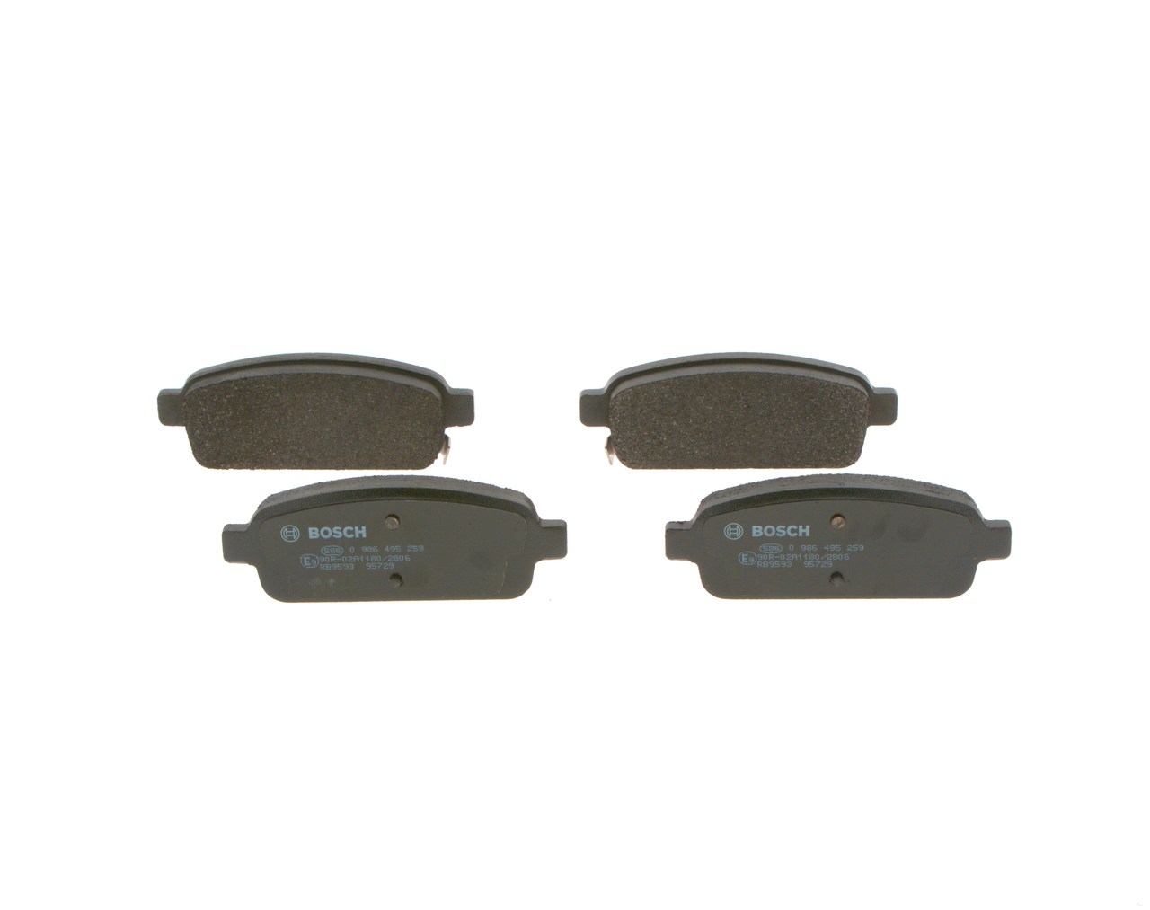 Número OEM 13 319 2294 - Juego de pastillas de freno 0 986 495 259 CITROËN, OPEL, SKODA, CHEVROLET, CHRYSLER