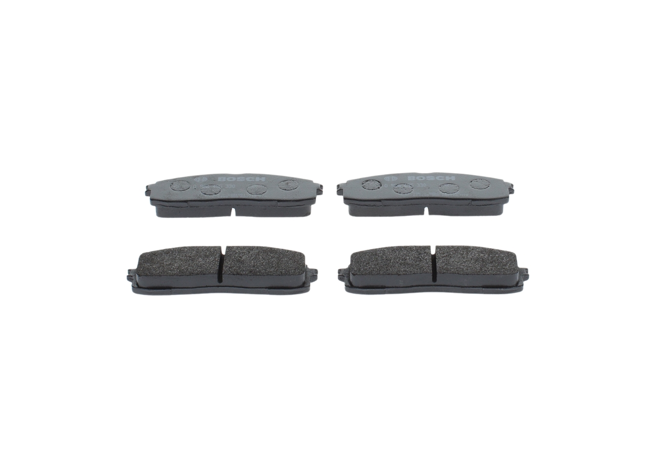 Número OEM 04466 14 030 - Pastilhas de travão 0 986 495 330 TOYOTA, SUZUKI, LEXUS, WIESMANN