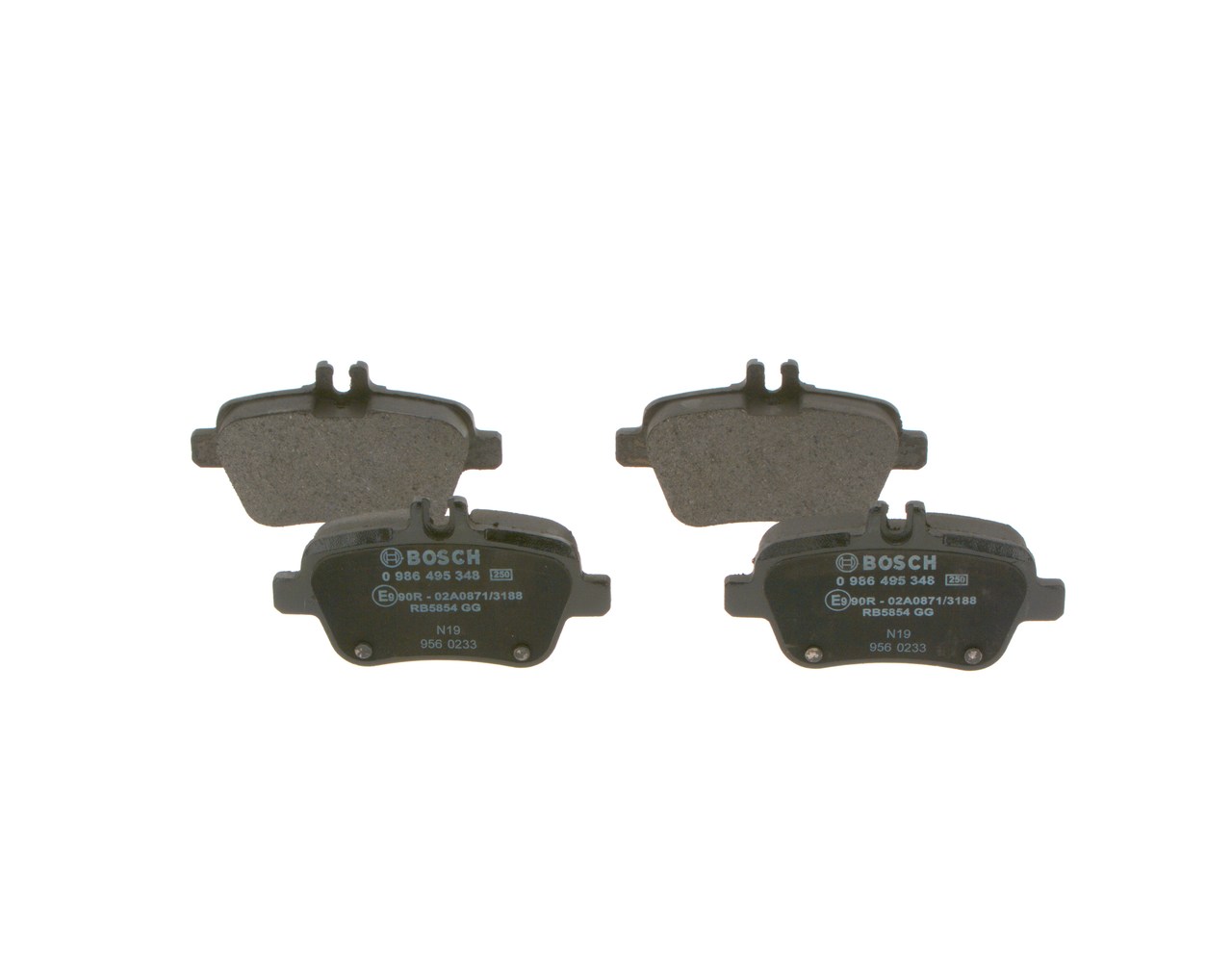 Numéro OEM A 006 420 79 20 - Plaquettes de frein 0 986 495 348 MERCEDES-BENZ