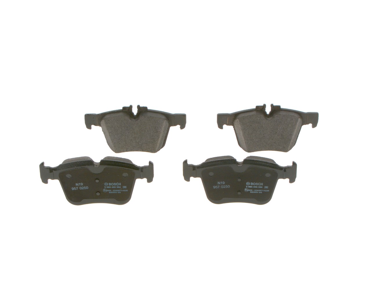 Número OEM A 000 420 82 00 - Pastilhas de travão 0 986 495 394 MERCEDES-BENZ