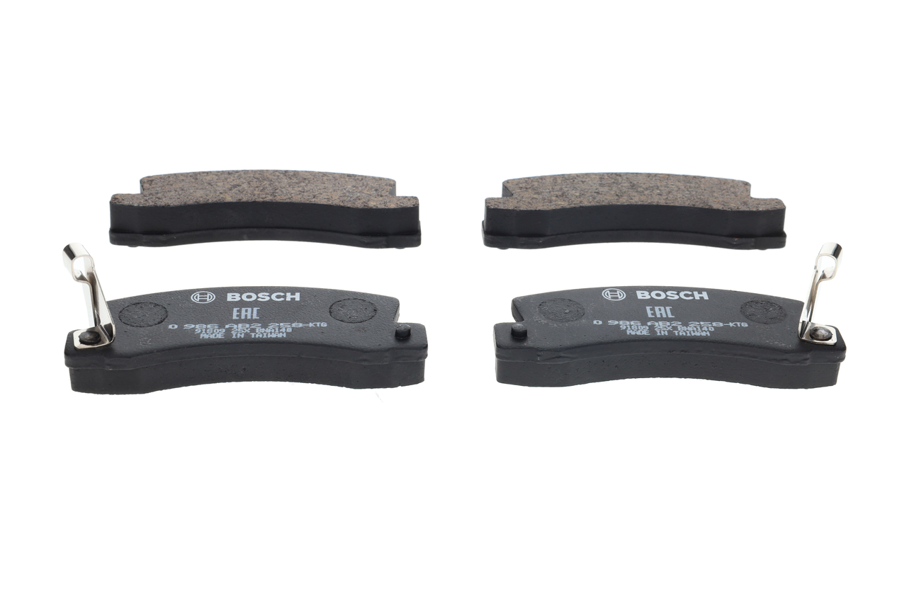 Numer OEM 04466 20 020 - Klocki hamulcowe 0 986 AB2 258 TOYOTA, CITROËN, SUZUKI, LEXUS, SATURN