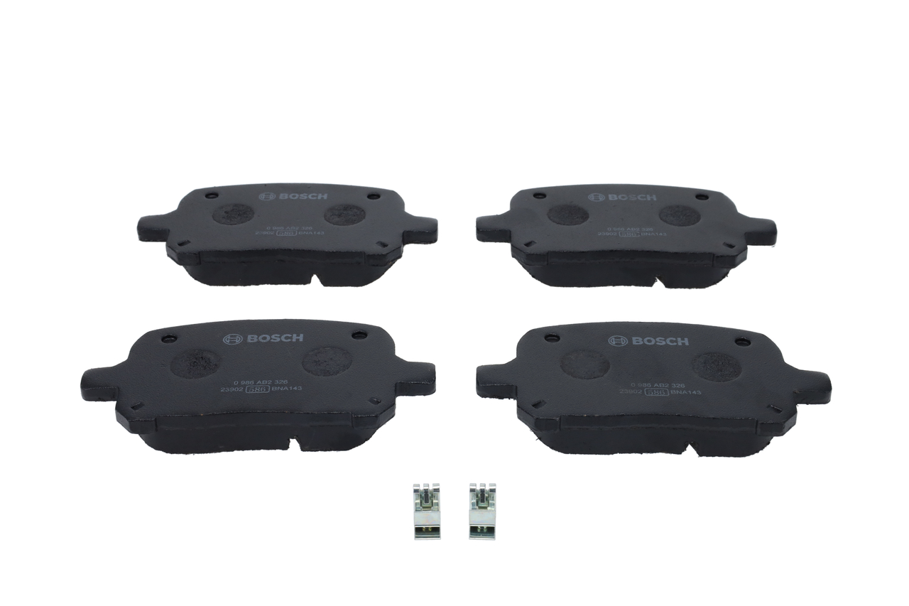 Número OEM 04465 33350 - Pastilhas de travão 0 986 AB2 326 TOYOTA, LEXUS, SATURN, WIESMANN