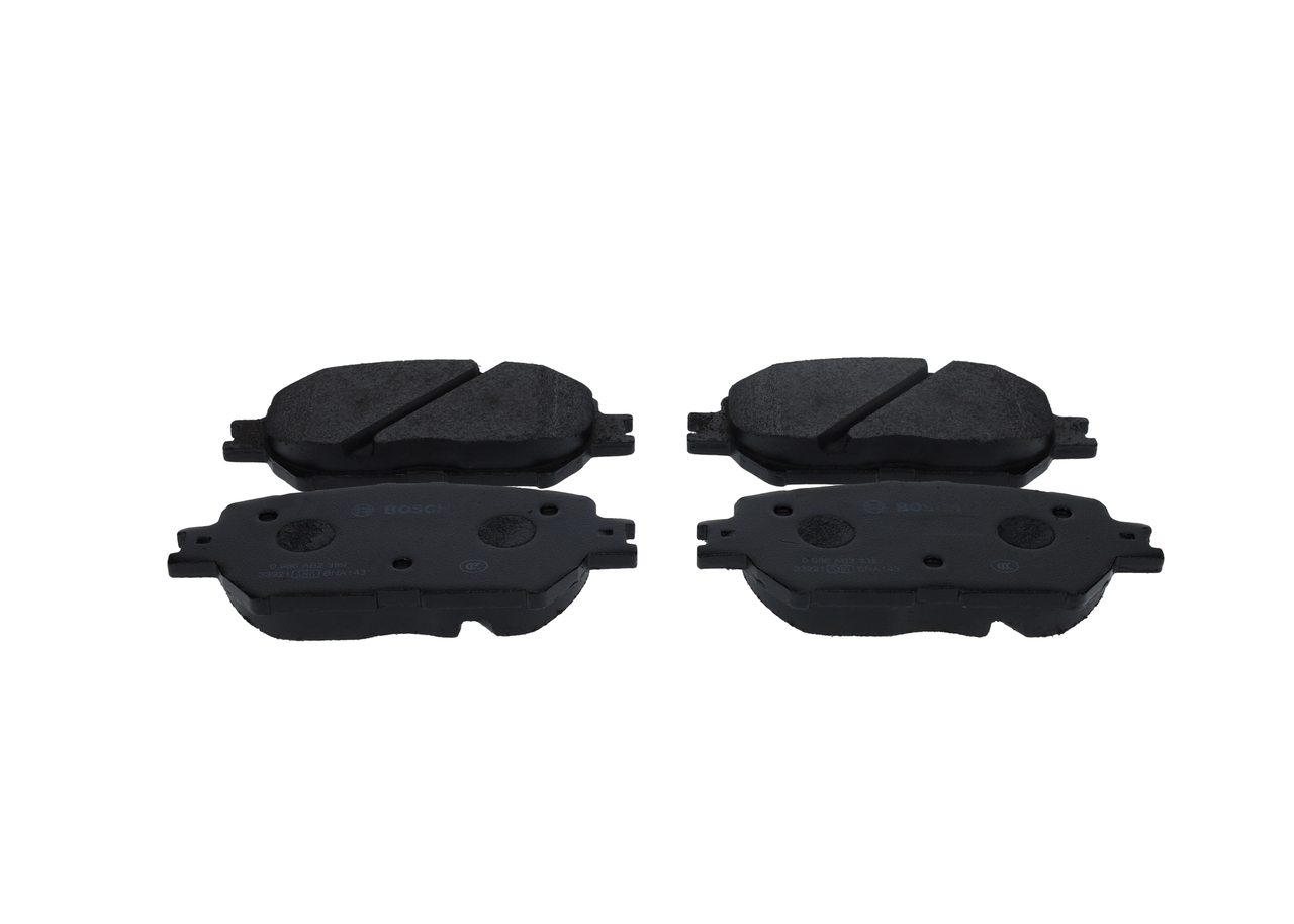 Numer OEM 04465 30 340 - Klocki hamulcowe 0 986 AB2 389 OPEL, TOYOTA, LEXUS, SATURN, WIESMANN